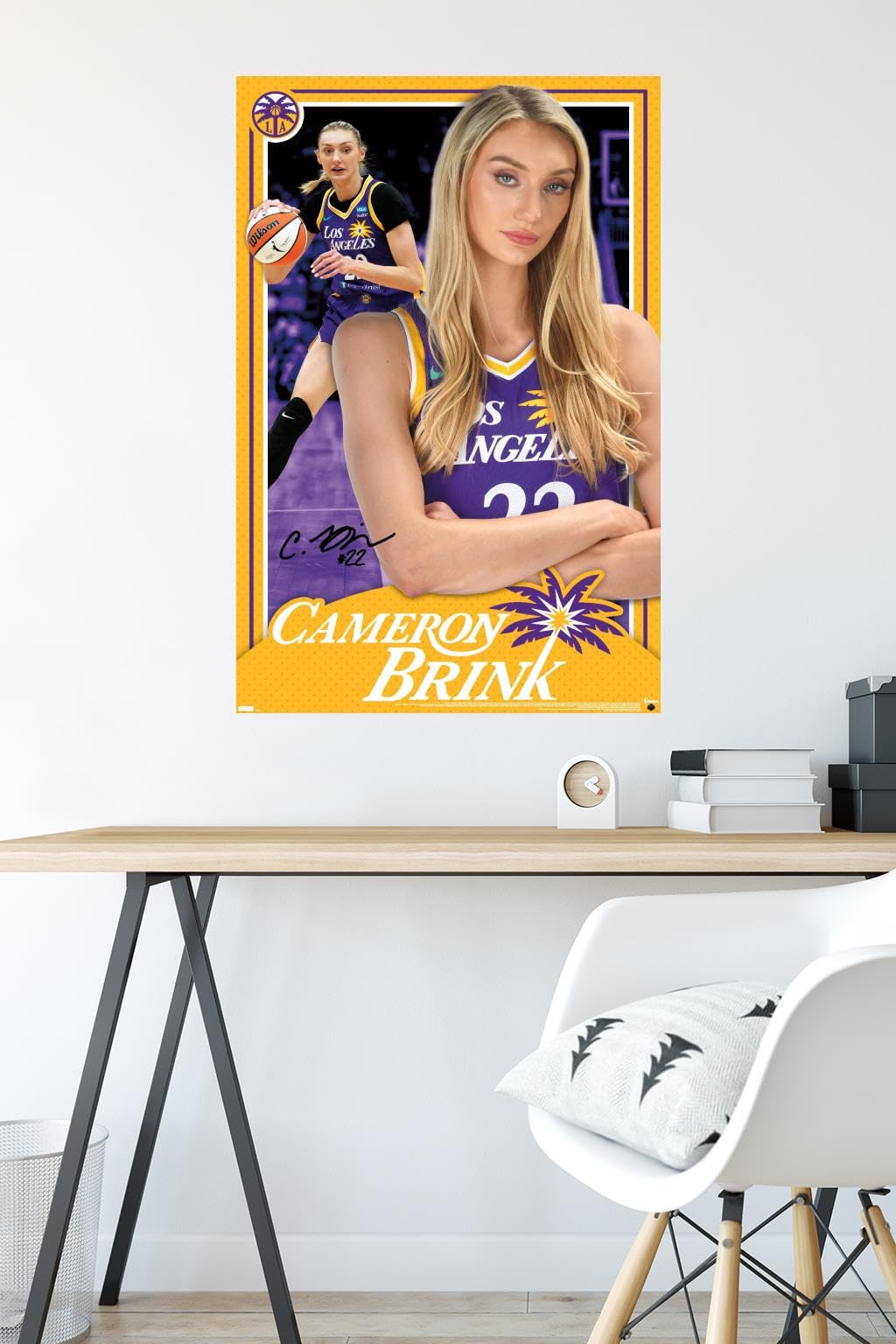 Amazon.com: WNBA Los Angeles Sparks - Cameron Brink 24 Wall Poster